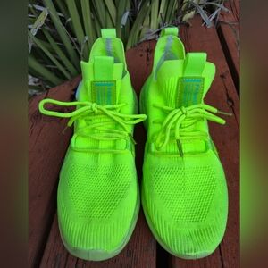 Neon Green Men's Athletic Shoes